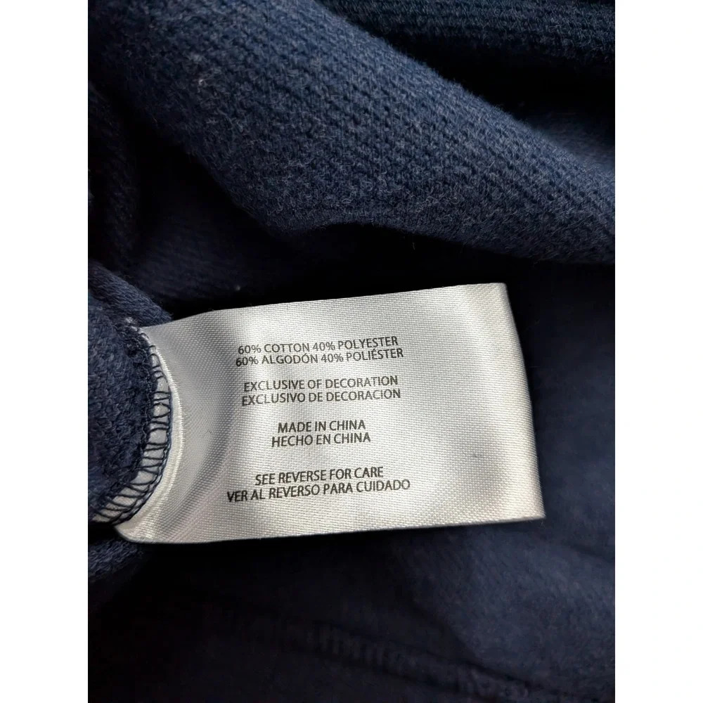 Banana Republic Sweater Mens Medium Blue Cotton Blend Crewneck‎ Pullover Preppy